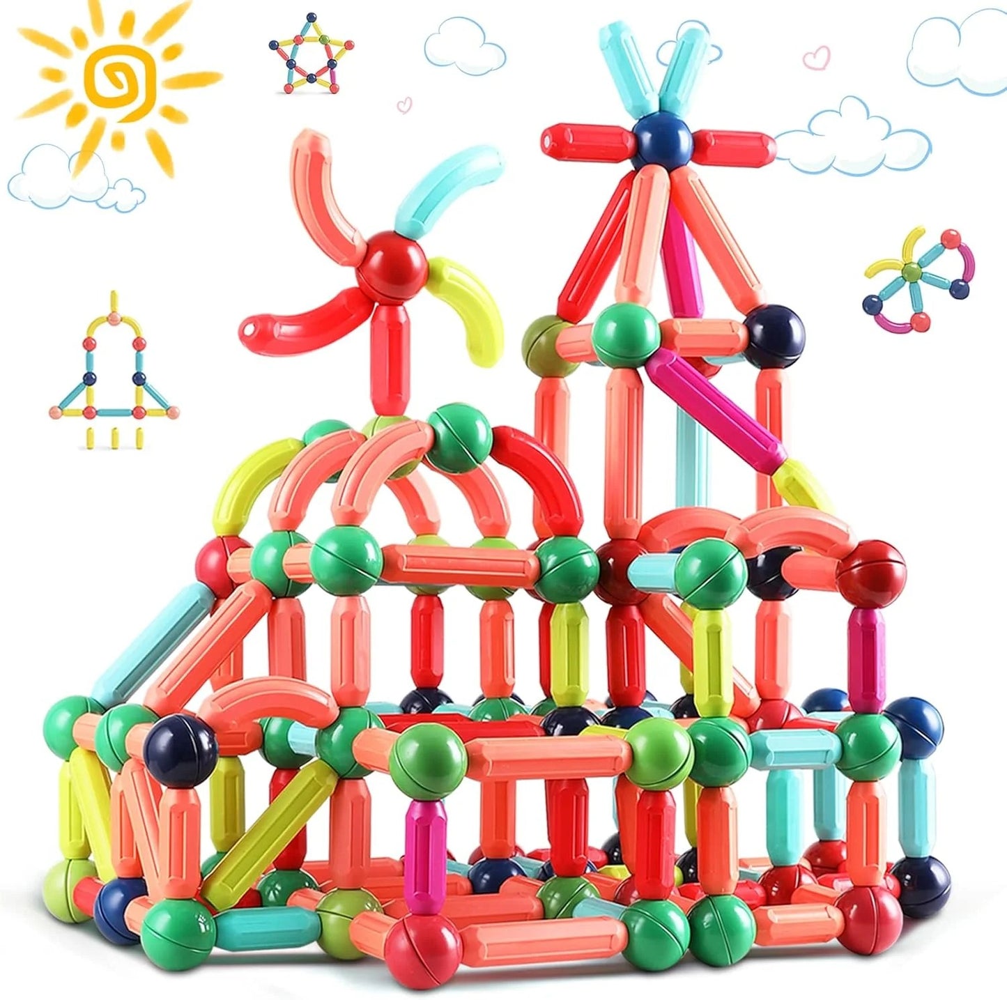 OyunLab™ Magnetik Çubuk Seti