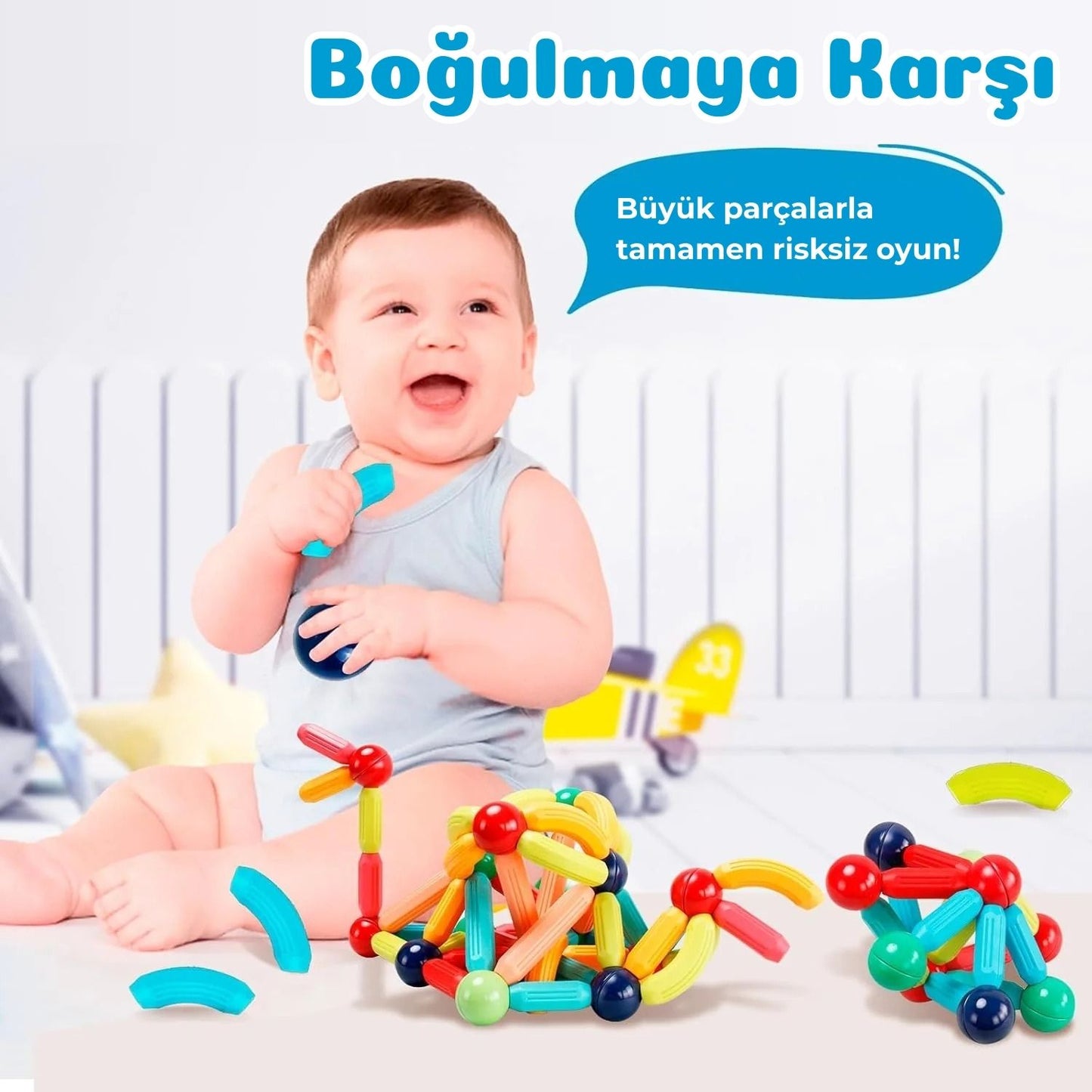 OyunLab™ Magnetik Çubuk Seti
