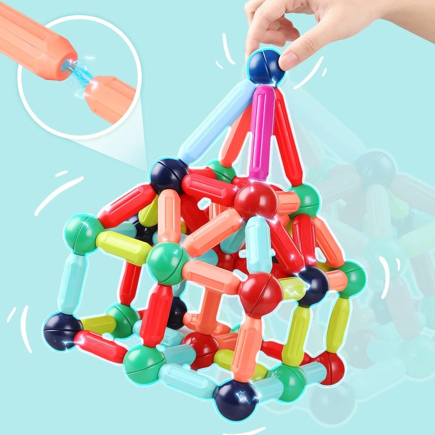 OyunLab™ Magnetik Çubuk Seti